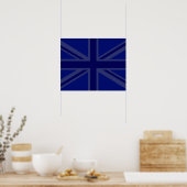 Blues für eine britische Flagge der Union Poster (Küche)