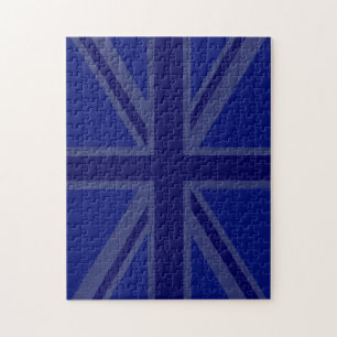 Blues für einen Union Jack britischen Flagge Puzzle