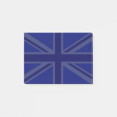 Blues für einen "Union Jack" Post-it Klebezettel (Vorderseite)
