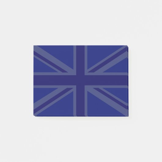 Blues für einen "Union Jack" Post-it Klebezettel (Vorderseite)