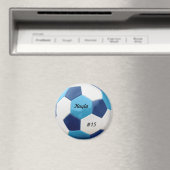 Blues Fußball Magnet (In Situ (Geschirrspüler))