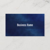 Blues-Geschäfts-Karte Visitenkarte (Rückseite)