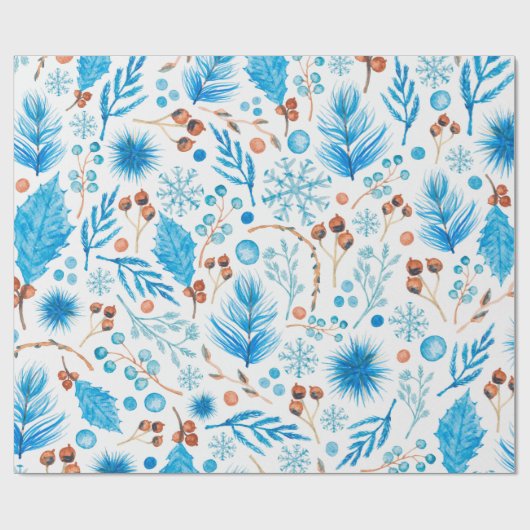 Blues Geschenkpapier (Flach)