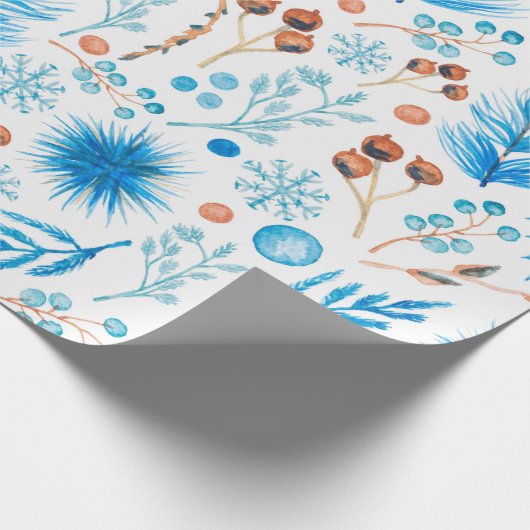 Blues Geschenkpapier (Ecke)