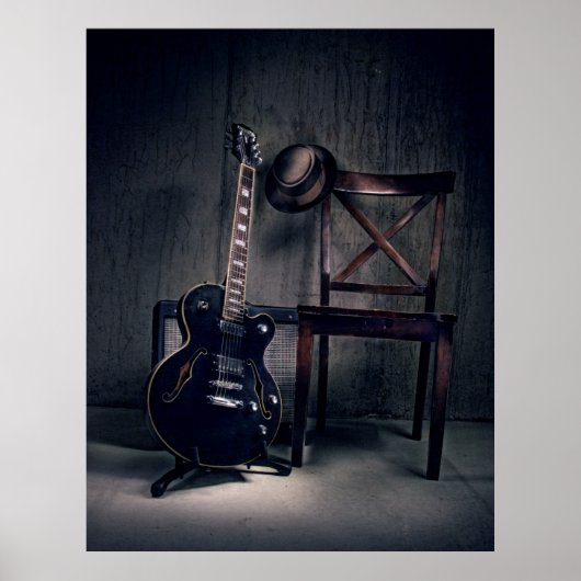 Blues Gitarre Poster (Vorne)