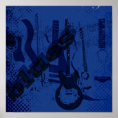 Blues Gitarre Poster (Vorne)