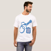 Blues-Gitarren-T - Shirt (Vorne ganz)