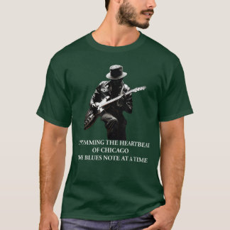 Blues-Gitarristen Blues-Musik vintage retro T-Shirt