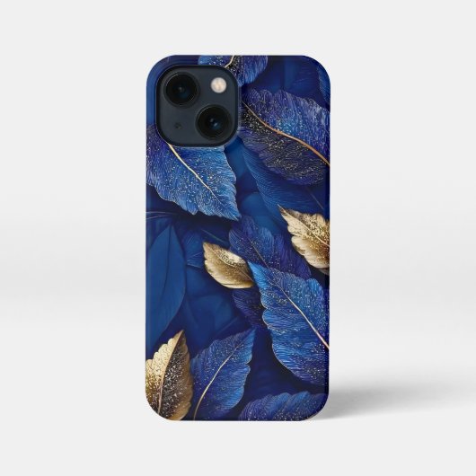 Blues glossy  iPhone hülle (Rückseite)