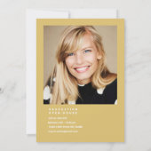 Blues Graduate Foto Ankündigung (Rückseite)