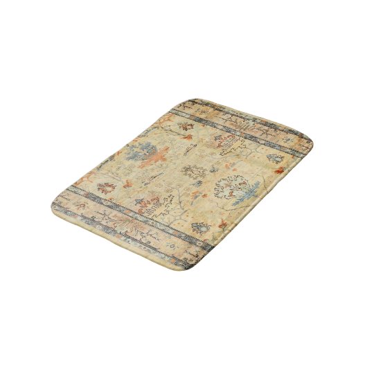 Blues Grau  Badematte (Schrägansicht)