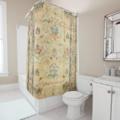 Blues Grau  Duschvorhang (Beispiel)