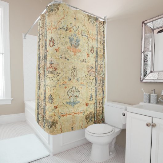 Blues Grau Duschvorhang (Beispiel)