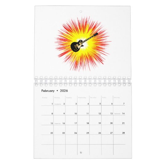 Blues Guitar Flash Kalender (Feb 2026)