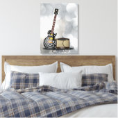 Blues Guitar Leinwanddruck (Insitu (Schlafzimmer))