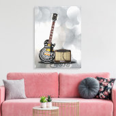 Blues Guitar Leinwanddruck (Insitu (Wohnzimmer))