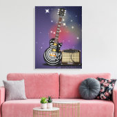 Blues Guitar Leinwanddruck (Insitu (Wohnzimmer))