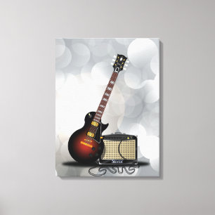 Blues Guitar Leinwanddruck