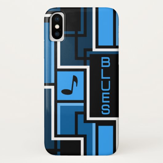 Blues-Handyhüllen Case-Mate iPhone Hülle (Rückseite)