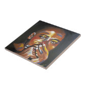 Blues Harmonica Musician American Art Tile Fliese (Seite)
