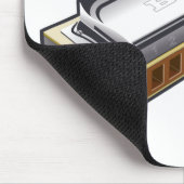 Blues-Harmonika - Mousepad (Ecke)