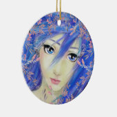 Blues hat es Original Anime Girl Keramik Ornament (Rechts)