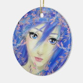 Blues hat es Original Anime Girl Keramik Ornament (Links)