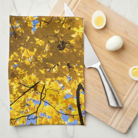 Blues Herbst Handtuch (Viertel Falte)