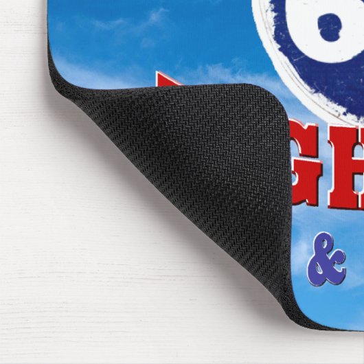 Blues Highway Mouse Pad Mousepad (Ecke)