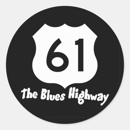 Blues Highway Sticker (Vorderseite)