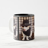 Blues-HundeTasse Zweifarbige Tasse (Vorderseite Links)