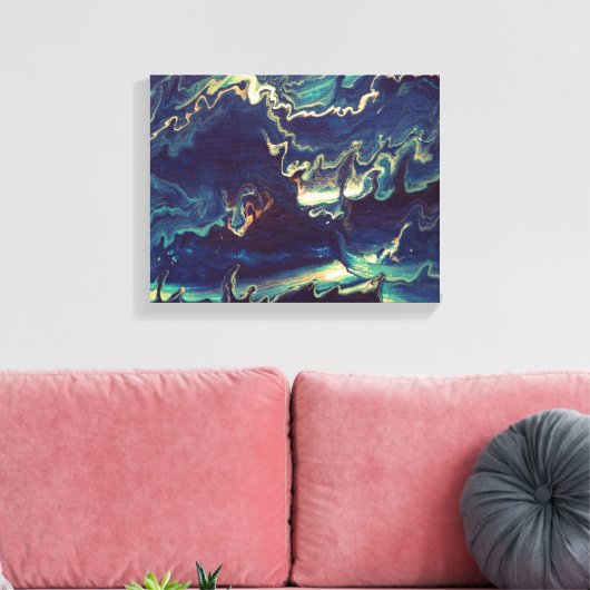 BLUES II LEINWANDDRUCK (Insitu (Wohnzimmer))