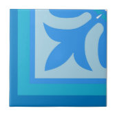 Blues im Ozean Fliese (Vorderseite)