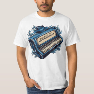 Blues in den Tasten T-Shirt