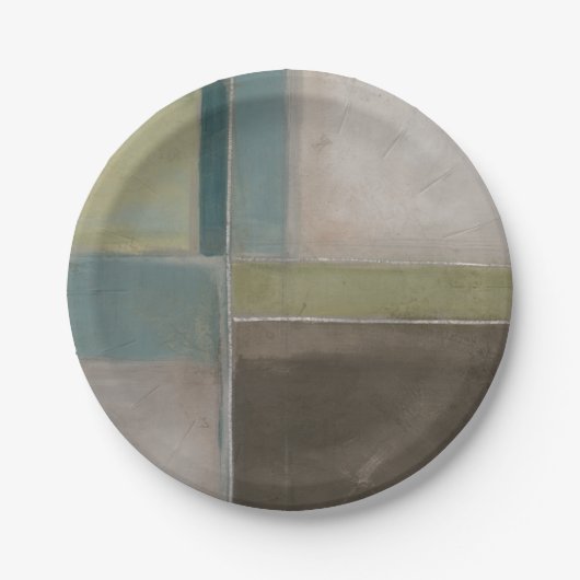 Blues in Dusk II Pappteller (Vorderseite)