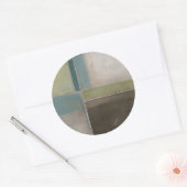 Blues in Dusk II Runder Aufkleber (Umschlag)