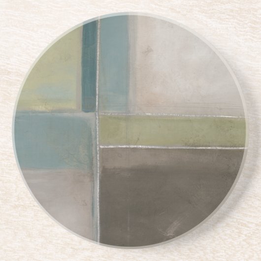 Blues in Dusk II Sandstein Untersetzer (Vorne)