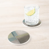 Blues in Dusk II Sandstein Untersetzer (Seite)