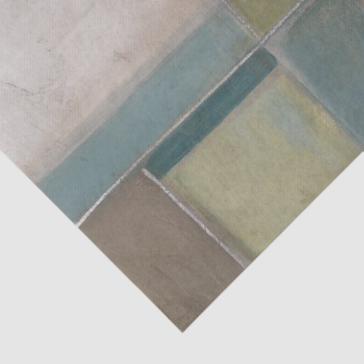 Blues in Dusk II Seidenpapier (Ausschnitt)