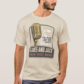 Blues & Jazz mit Mic und Saxophon Graphic T-Shirt