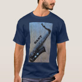 Blues Jazzy Saxy Saxophone T - Shirt (Vorderseite)