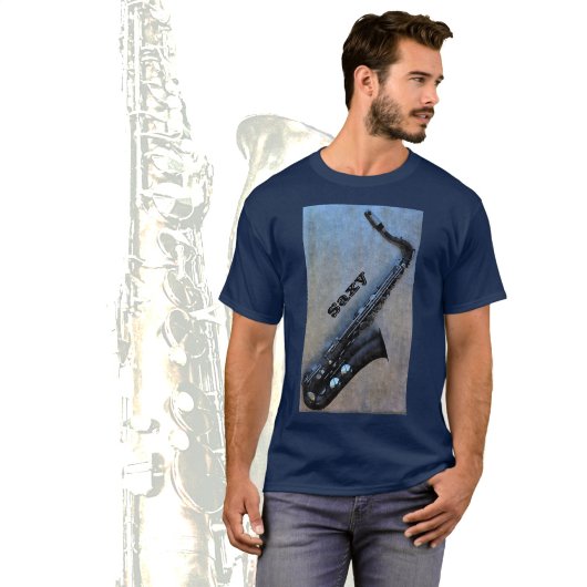 Blues Jazzy Saxy Saxophone T - Shirt