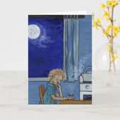 Blues Kettle Karte (Gelbe Blume)