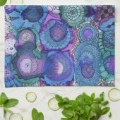 Blues Küchentücher (Gefaltet)