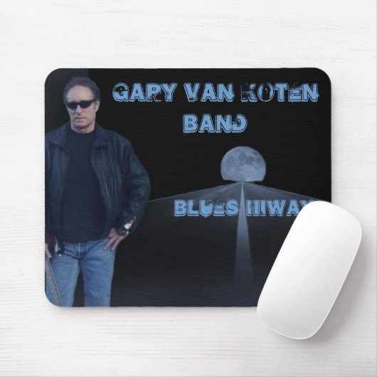 Blues-Landstraßen-Mausunterlage Mousepad (Mit Mouse)