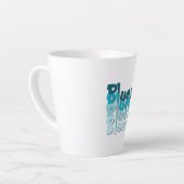 Blues Latte Tasse (Linke Ecke)