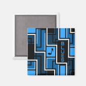 Blues Magnet (Vorderseite/Rückseite)