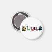 BLUES MAGNET (Vorderseite/Rückseite)