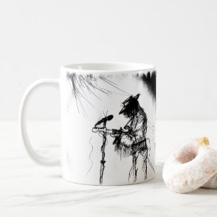 Blues Music Live Band Gitarren Skizze Kunst Kaffeetasse