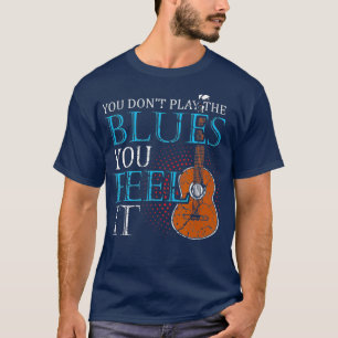 Blues Music Music Band Lover Gitarrenlehrer T-Shirt